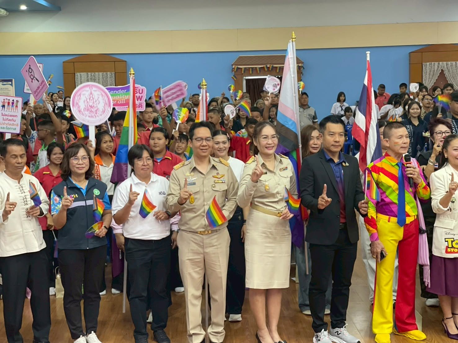โรงเรียนเทศบาล ๑ กิตติขจร โชว์ศักยภาพนักเรียน ร่วมจัดนิทรรศการและการแสดงนาฏศิลป์ ขับเคลื่อนความเสมอภาคทางเพศ จังหวัดตาก ประจำปี 2569
